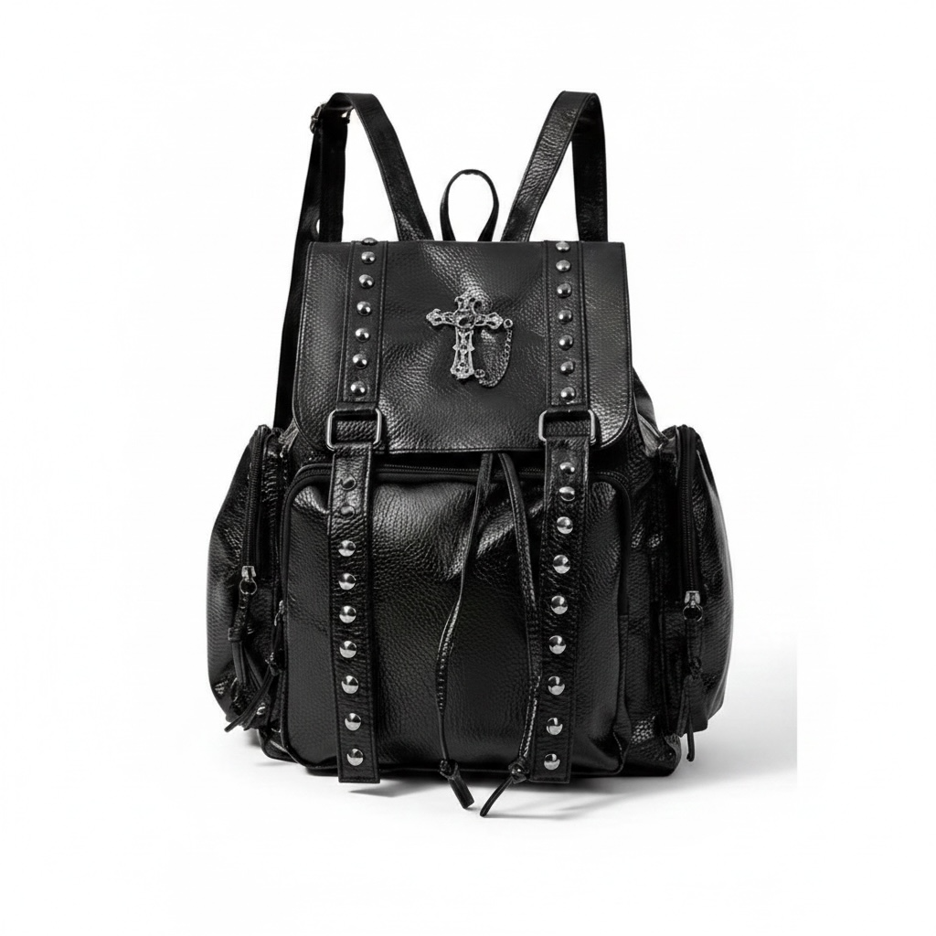 Studded gothic backpack