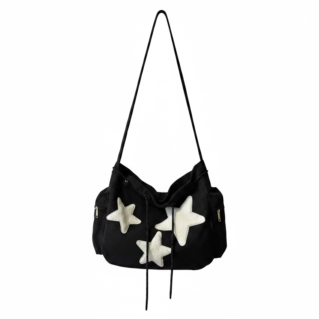 Star Appliqué Shoulder Bag