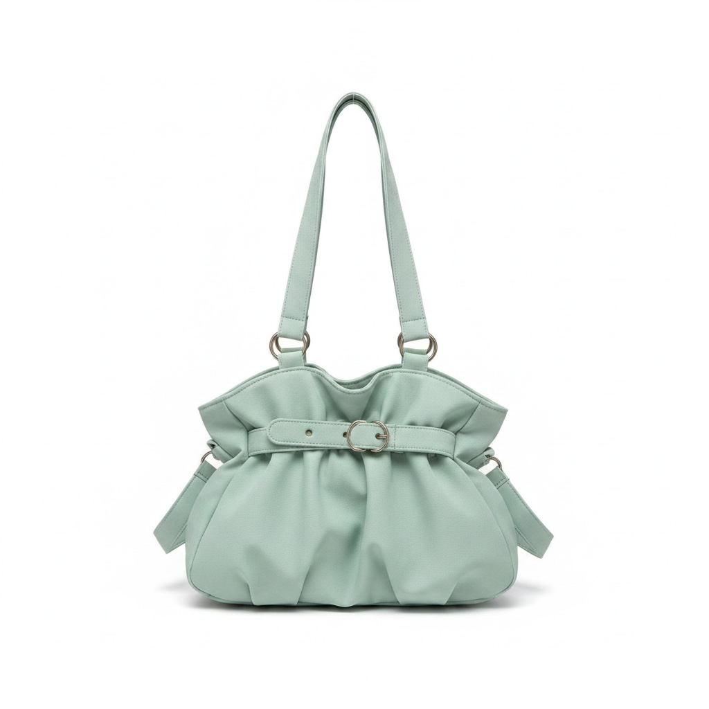 Ruched Shoulder Bag