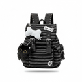 Y2K Harajuku Stripe & Star Canvas Backpack