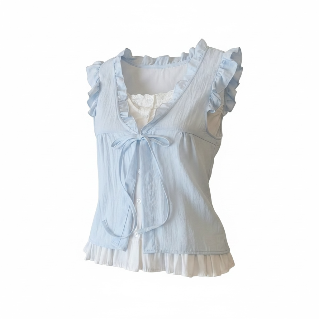 Layered Ruffle Top