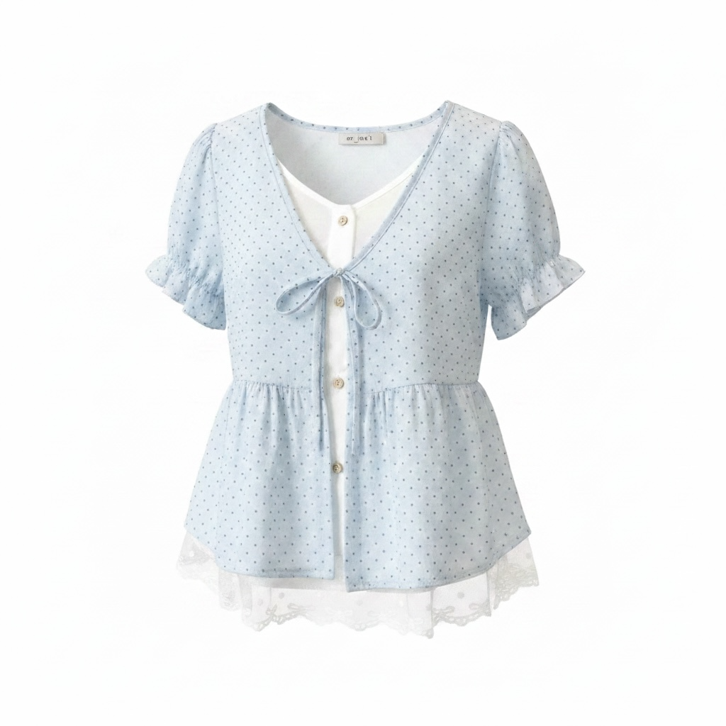 Puff Sleeve Babydoll Blouse