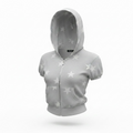 Y2K Star Cropped Hoodie