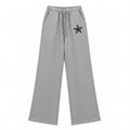 Wide-Leg Graphic Sweatpants
