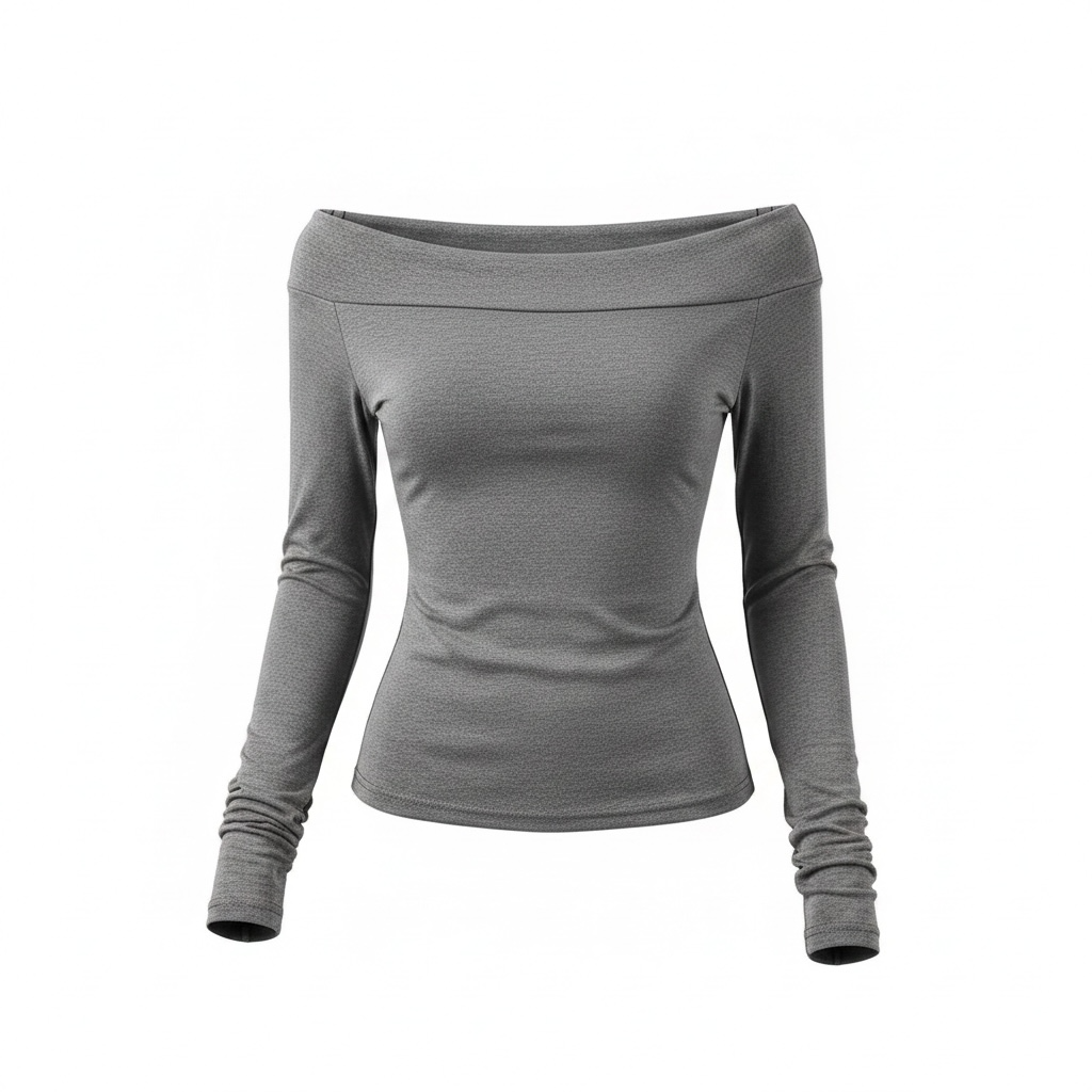 Off-shoulder Ruched Top