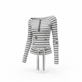 Y2K Off-shoulder Ruched Top